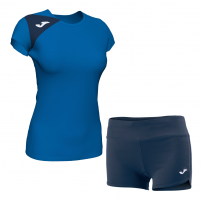 Волейбольная форма женская Joma SPIKE II/STELLA II Синий/Темно-синий