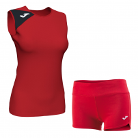 Волейбольная форма женская Joma майка SPIKE II/STELLA II Красный/Черный