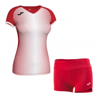 Волейбольная форма женская Joma SUPERNOVA/STELLA II Красный/Белый