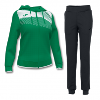 Спортивный костюм женский Joma SUPERNOVA II/MARE Зеленый/Белый/Черный
