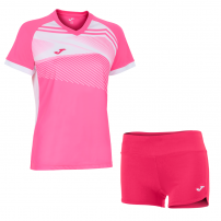 Волейбольная форма женская Joma SUPERNOVA II/STELLA II Светло-розовый/Белый