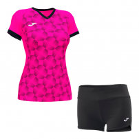 Волейбольна форма жіноча Joma SUPERNOVA III/STELLA II Світло-рожевий/Чорний
