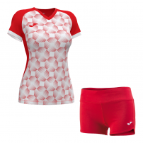 Волейбольная форма женская Joma SUPERNOVA III/STELLA II Красный/Белый