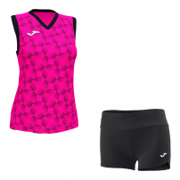 Волейбольна форма жіноча Joma SUPERNOVA III/STELLA II Світло-рожевий/Чорний