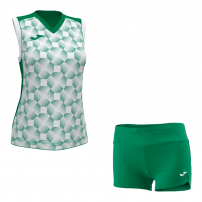 Волейбольна форма жіноча Joma SUPERNOVA III/STELLA II Зелений/Білий