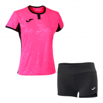 Волейбольная форма женская Joma TOLETUM II/STELLA II Розовый/Черный