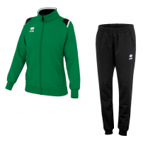 Спортивный костюм женский Errea LOREN/VANESSA 3.0 Зеленый/Черный/Белый