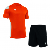 Волейбольная форма мужская Macron POLIS/BISMUTH HERO Оранжевый/Белый/Черный