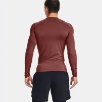 Компрессионная футболка Under Armour RUSH™ HeatGear® Compression Long Sleeve Cinna Red