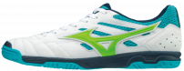 Футзальные кроссовки Mizuno SALA CLASSIC 2 IN Белый/Зеленый/Голубой