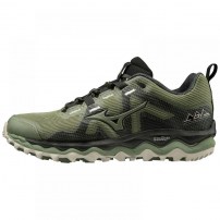 Кроссовки для бега мужские Mizuno WAVE MUJIN 6 Зеленый/Черный