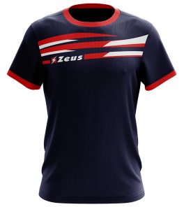 Волейбольная футболка мужская Zeus ITACA T-SHIRT Синий/Красный/Белый