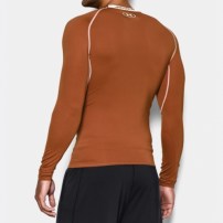 Компрессионная футболка Under Armour HeatGear® Armour Long Sleeve Compression Shirt Orange
