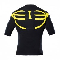Компресійна футболка Errea SAIPH Чорний/Світло-жовтий
