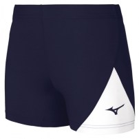 Волейбольные шорты женские Mizuno MYOU TIGHT Темно-синий/Белый