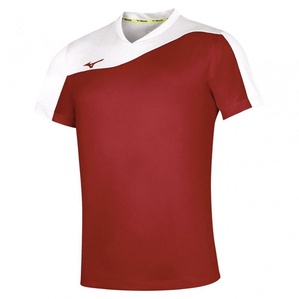 Волейбольная футболка мужская Mizuno AUTHENTIC MYOU TEE Красный/Белый